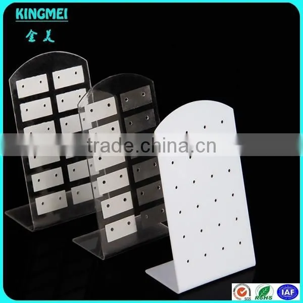 Jewelry Store Black Acrylic Display Rack Earrings Display Stand