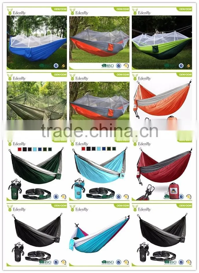 2017 Paypal Accept Outdoor Double 2 Person Nylon Hammocks Camping Hammock