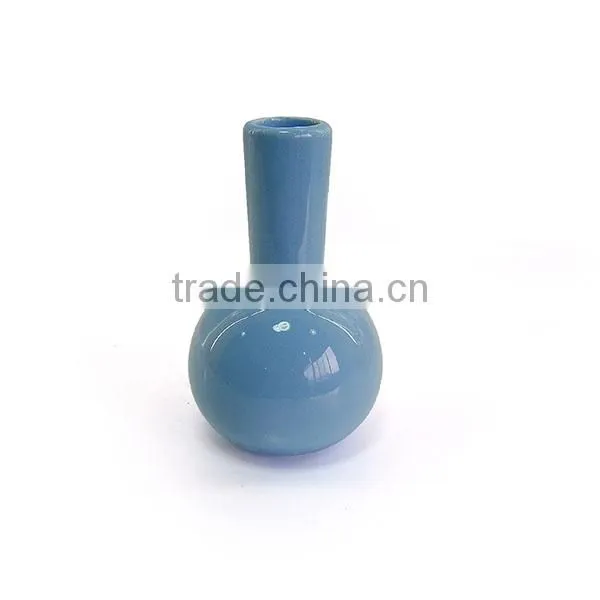 2014 small ceramic blue exotic vases
