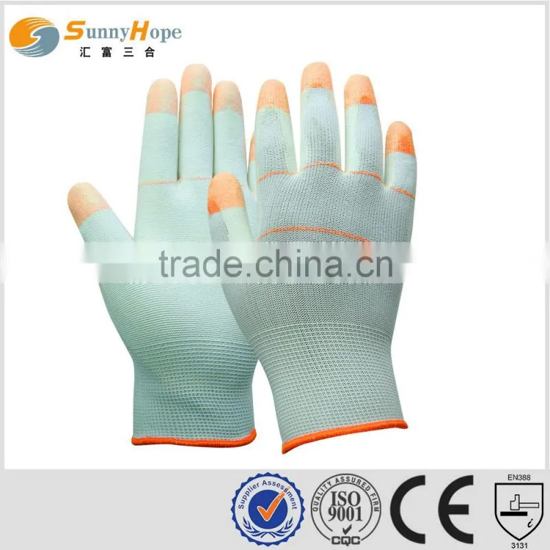 sunnyhope Thin Polyurethane Palm Coated industrial gloves