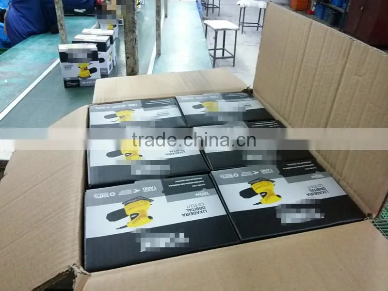 YELLOW FINISHING SANDER 120v