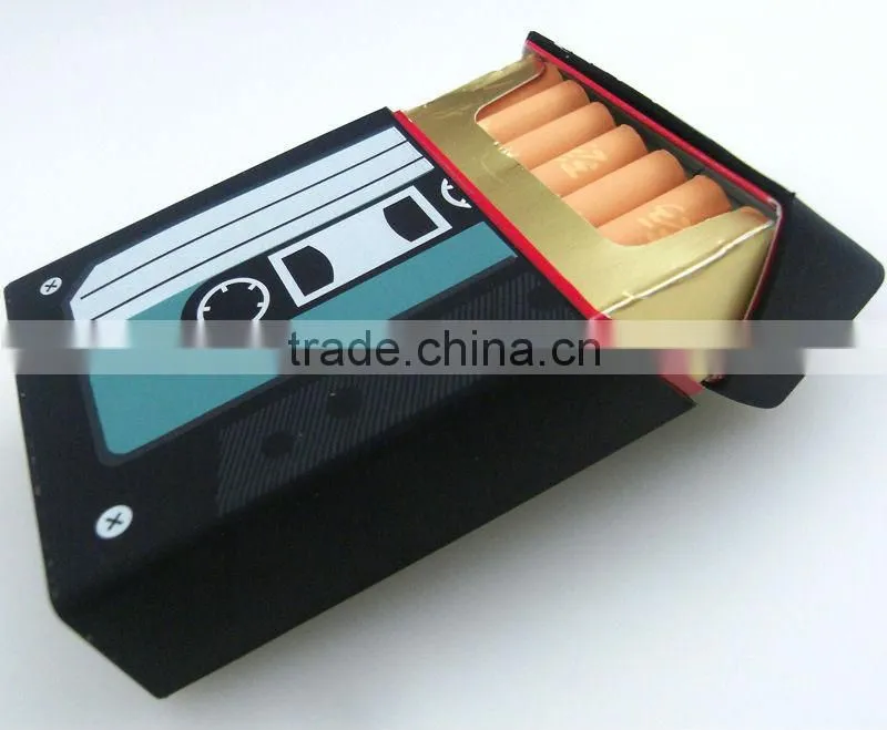 Vintage Silver/Silicone Aluminum Cigarette Cases Wallet(FDA)