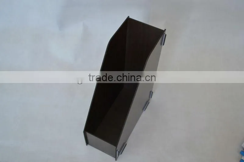 Wooden table case unfinished wood case portable file case