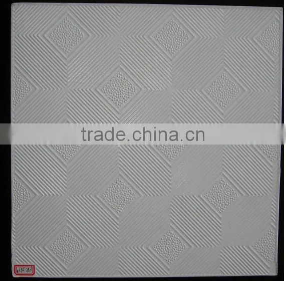 pvc gypsum ceiling board with aluminum foil backing