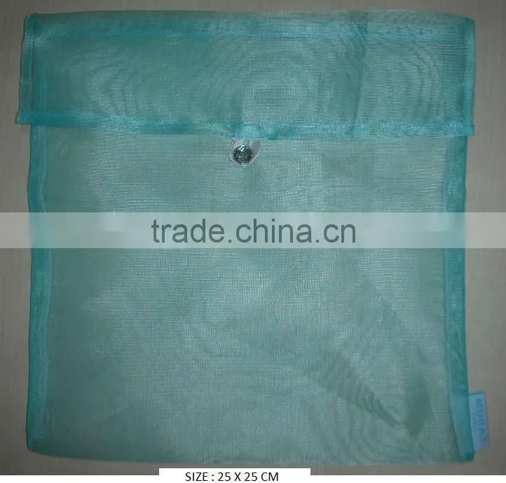 Tissue organza jewellery pouch