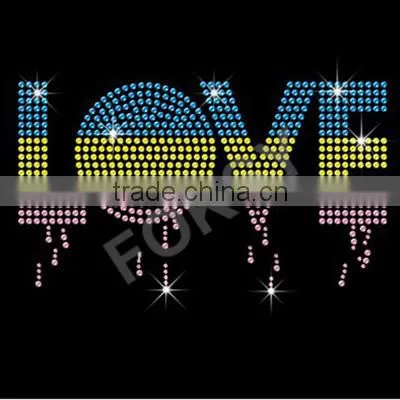 Just married hotfix rhinestone letters wholesale