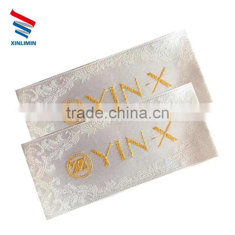 popular high quality custom satin woven label
