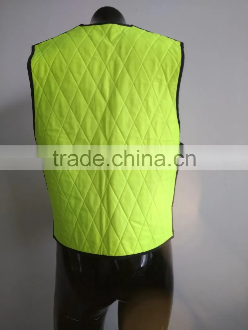 Wholesale cool vest use in hot weather Hi visibility cooling work vest