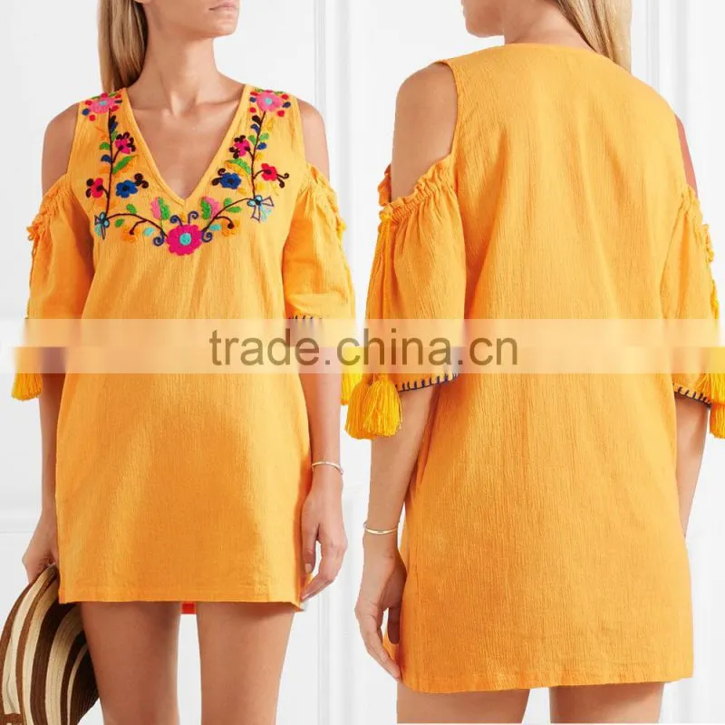 Boho clothing Vintage Indian Print Cami Dress HSd5216