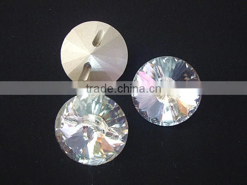 glass button for garments