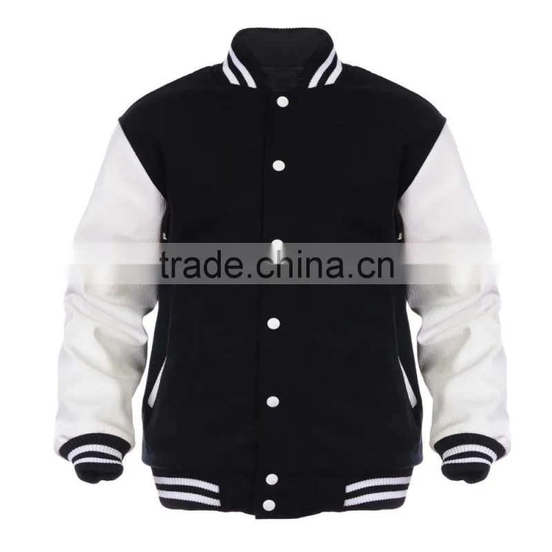 high quality casual cotton varsity jackets