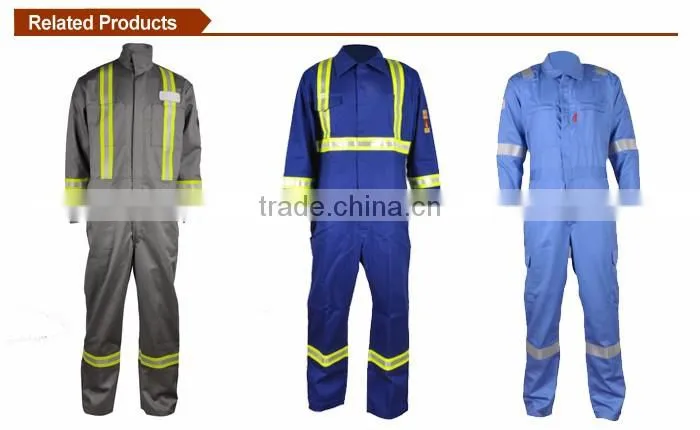 Low formaldehyde safety flame resistant anti-mosquito clothing for industry workers