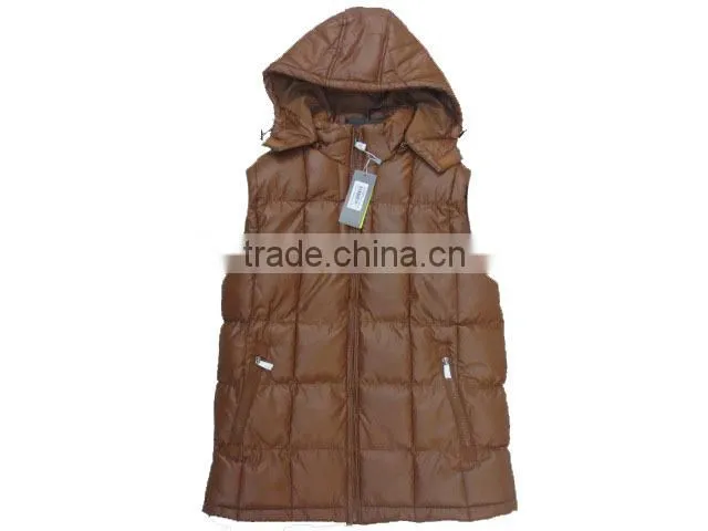 New style men padded vest sleeveless jacket