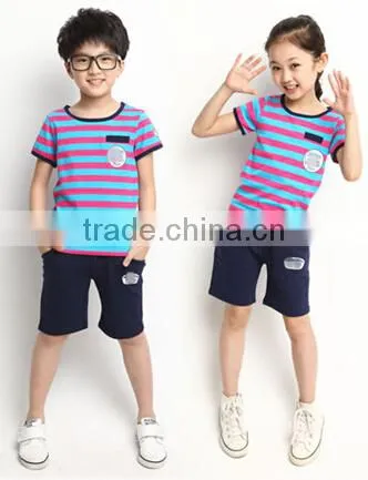 Wholesale clothes summer boy set child clothing