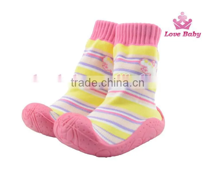 Boutique wholesale mix colors newborn baby rubber for shoes