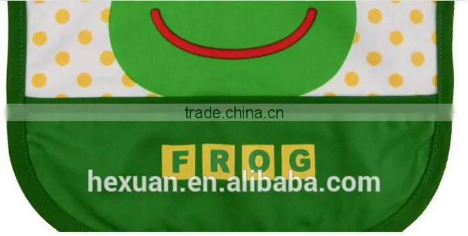 6 designs you can choose,cotton baby bib made in China baby products