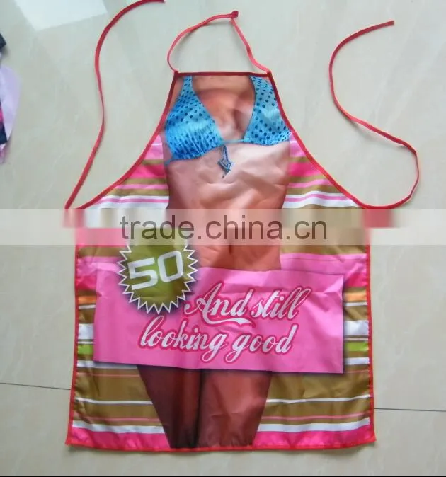 polyester promotional apron