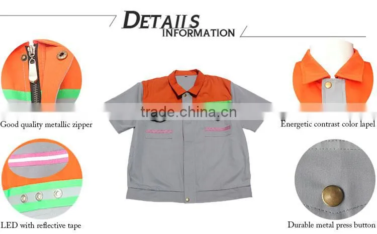 Fashion LED safety ladies work suit design