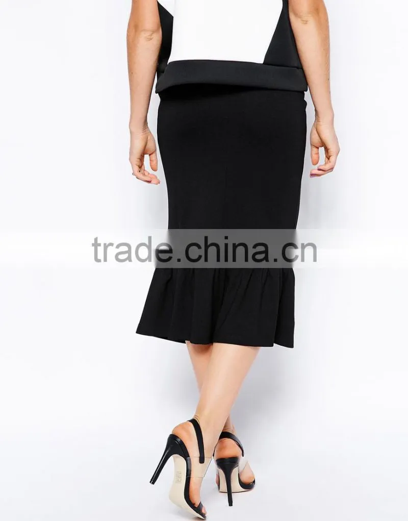 Maternity Exclusive Pencil Skirt In Ponte With Pephem