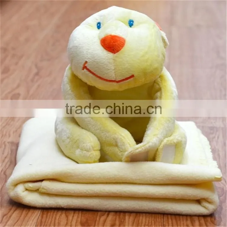 Lovely 3D toy soft fleece baby blanket