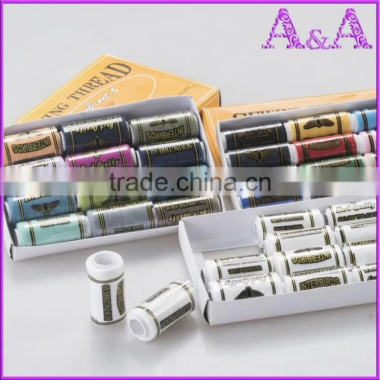 Various colored cotton yarn