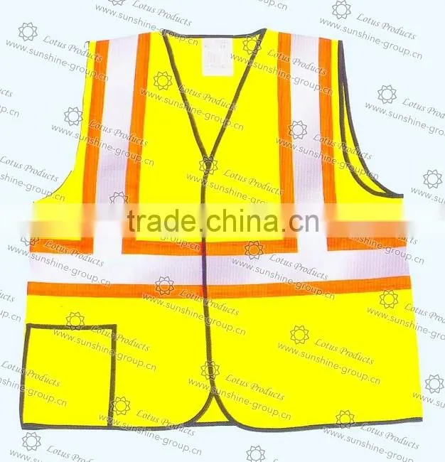 High Quality High Visibility OEM Reflective Safety Vest