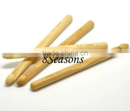 Wholesale Top Quality Natural Bamboo Crochet Hooks