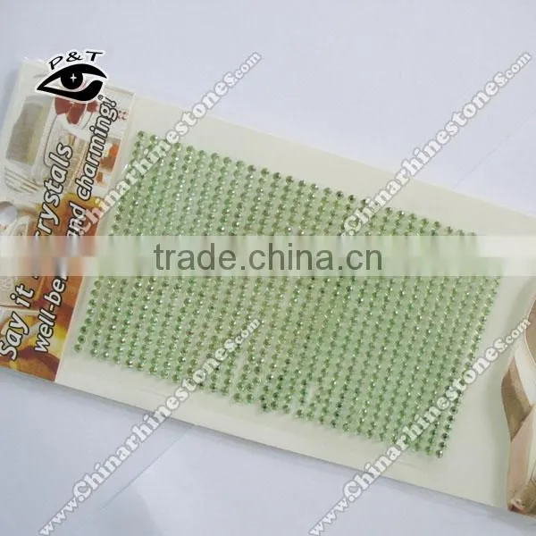 5MM Self adhesive Rhinestone stickers acrylic gemstone sticker car stickers