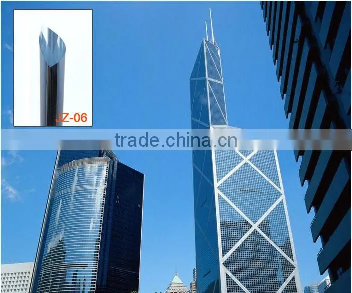Gold silver commercial architecture window film solar control with best supply