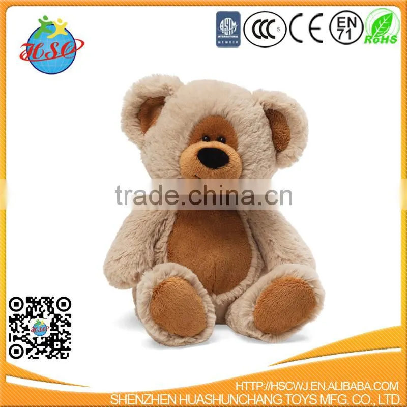 New Arrival Long Pile Extra Huggable Brown Plush Teddy Bear for Kids