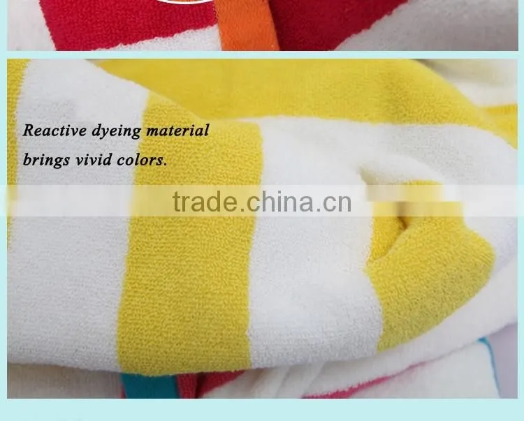 pool towel ,cotton blue and white pool towel