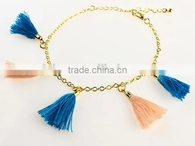 2014 Fashion Costume Factory Wholesales Jewelry,Charms Anklet Body Jewerly,Alloy Chain Anklets Jewelry