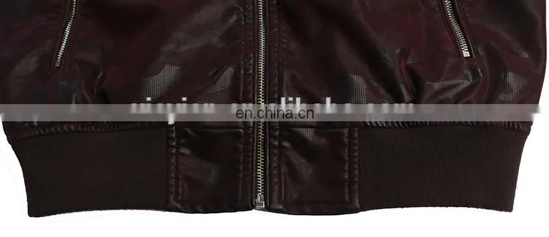 Men's PU leather jacket fashion leather jacket for man PU leather jacket man