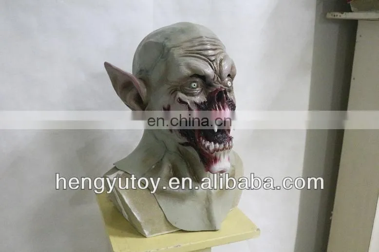 The Hot-selling festival celebration realistic Costume Show Props Full Head Latex Mask for Halloween props