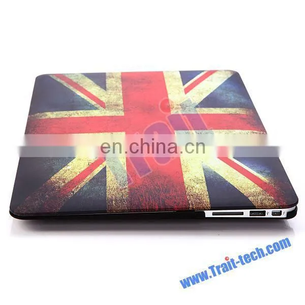 Popular Folio Plastic Protective Hard Shell Case For Apple Macbook Pro Retina 13 inch