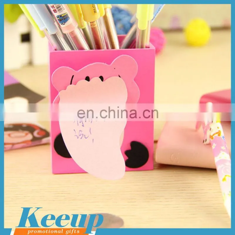 Fancy leaf shaped sticky notes advertising custom sticky notes