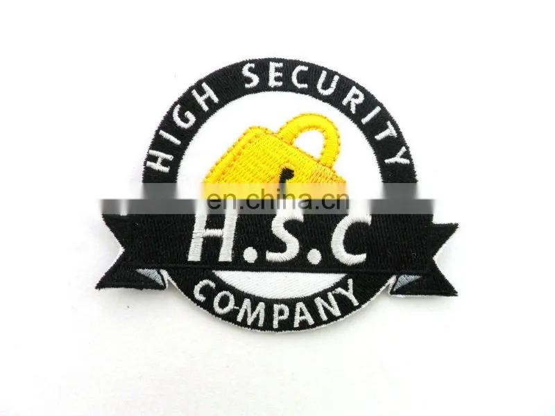 good quality embroidery/embroidered garment machine label