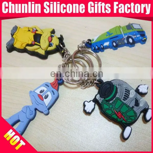 3D Soft PVC Keychain for 2015 New Year
