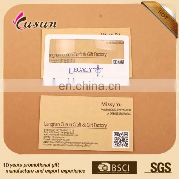 BSCI paper material customized branded magnifying glass