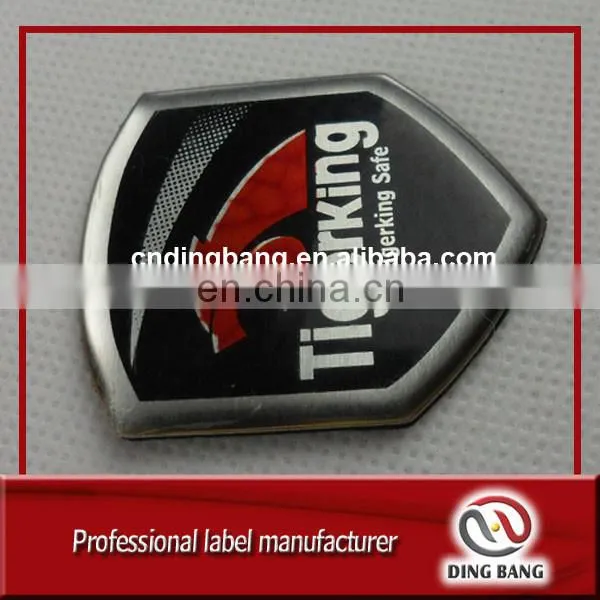 Wholesale Personalized High Grade Promotion Decorative 3D Logo Brand Custom Pvc Label With 3M Adhesive