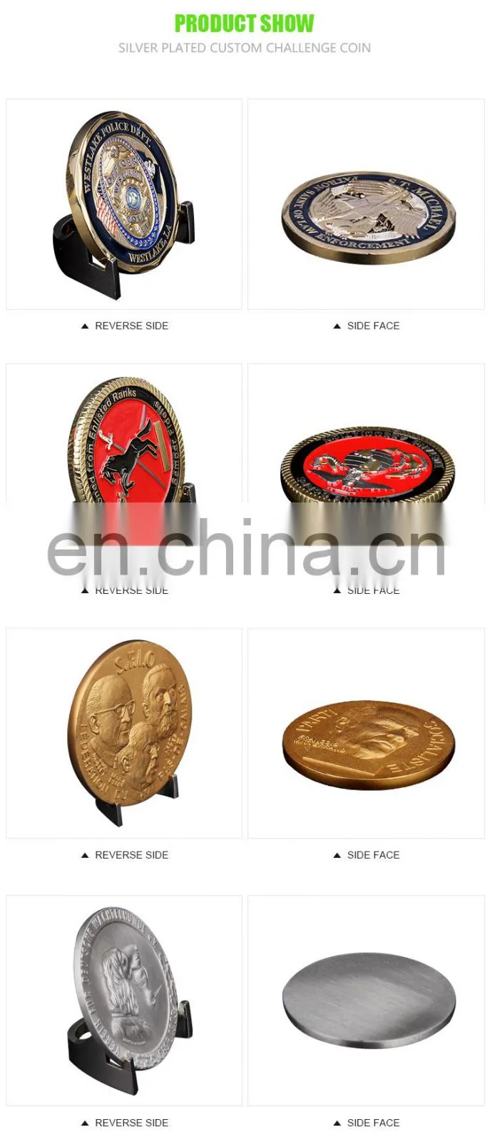 Custom novelty coin with poly surface/cheap challenge coins for sale