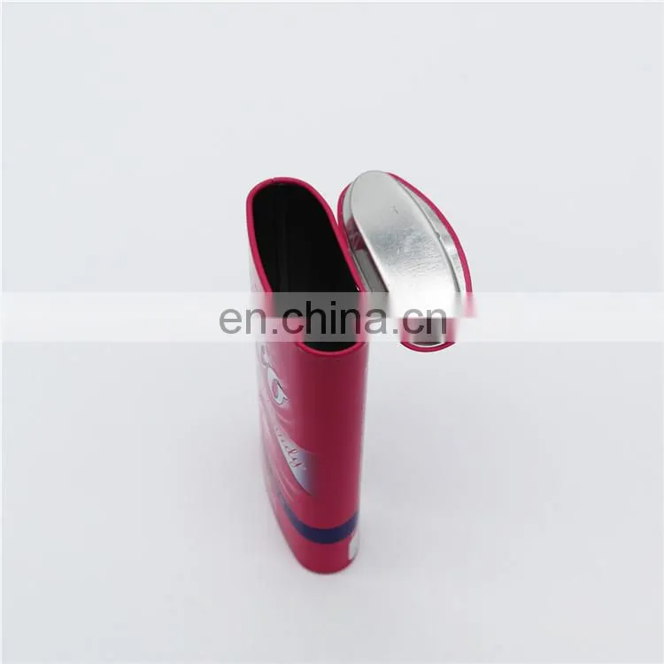 Food grade chocolate/mint candy packaging metal tin can with Airtight Lip
