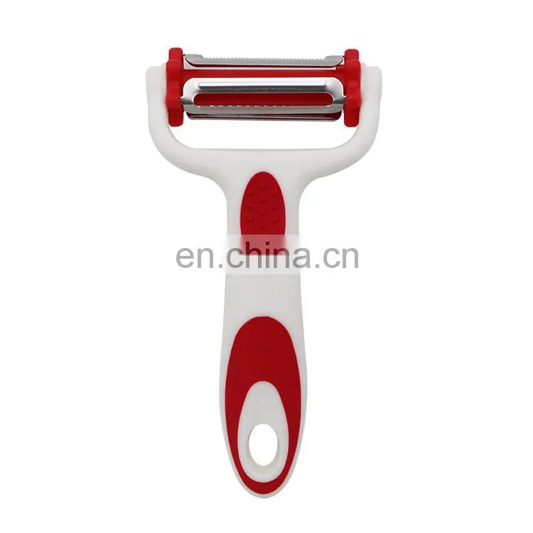 High Quality Stainless Steel 3 In 1 Potato Peeler And Cutter Fruit Peeler Vegetable Peeler With 3 Blades