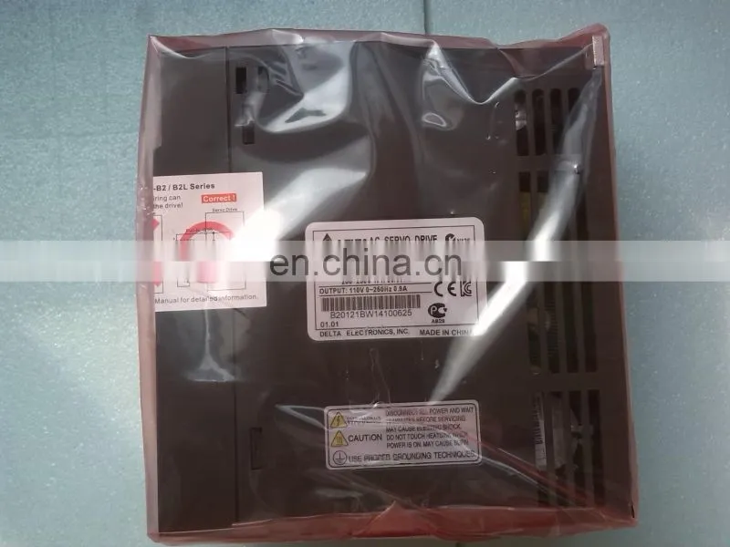 220V 100W AC Synchronous Original Servo Motor Drive Delta ASD-B2-0121-B For Packing Machine