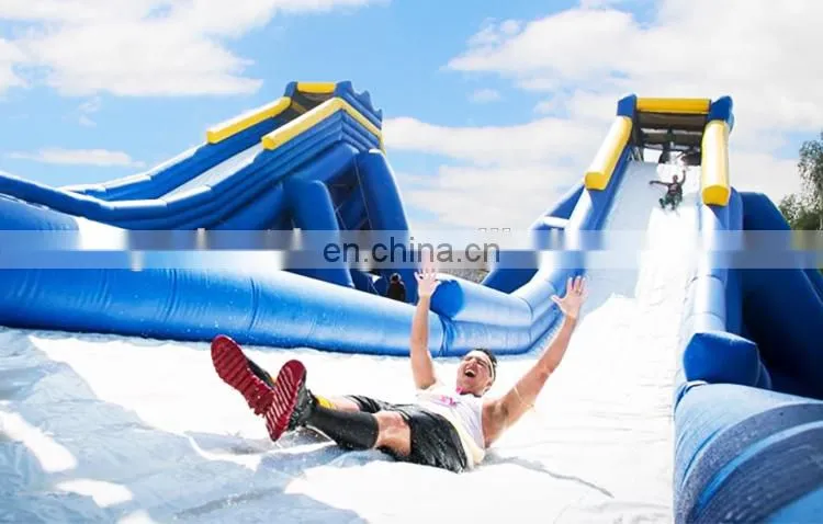Custom Waterslide Heavy Duty 15ft 20ft 30ft 1000 Ft Toboganes Inflables Slip Inflatable Water Slide Slides The City For Sale