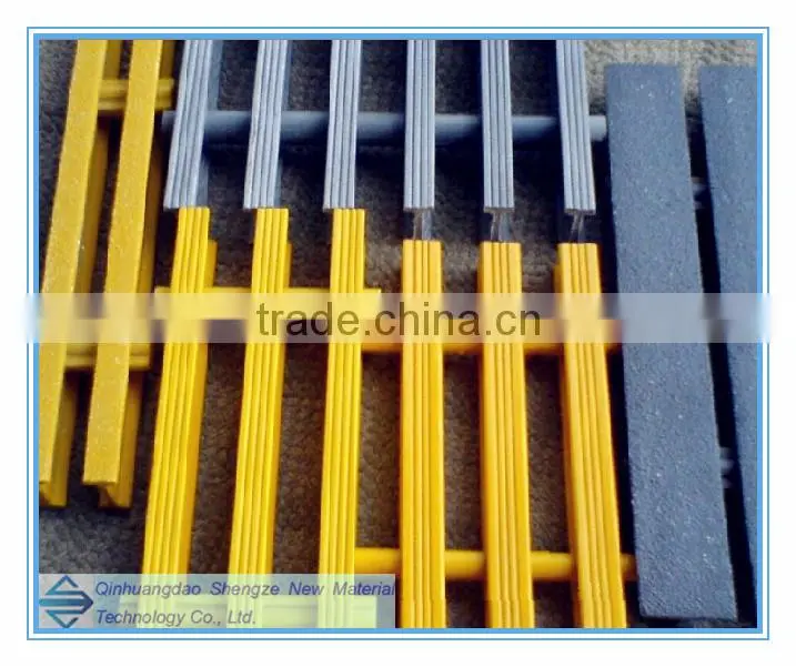 FRP pultruded grating/GRP antiskid grille for plant safety operation