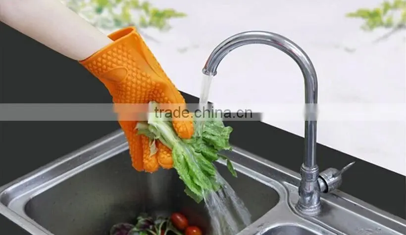 Heat Resistant Silicone BBQ Gloves