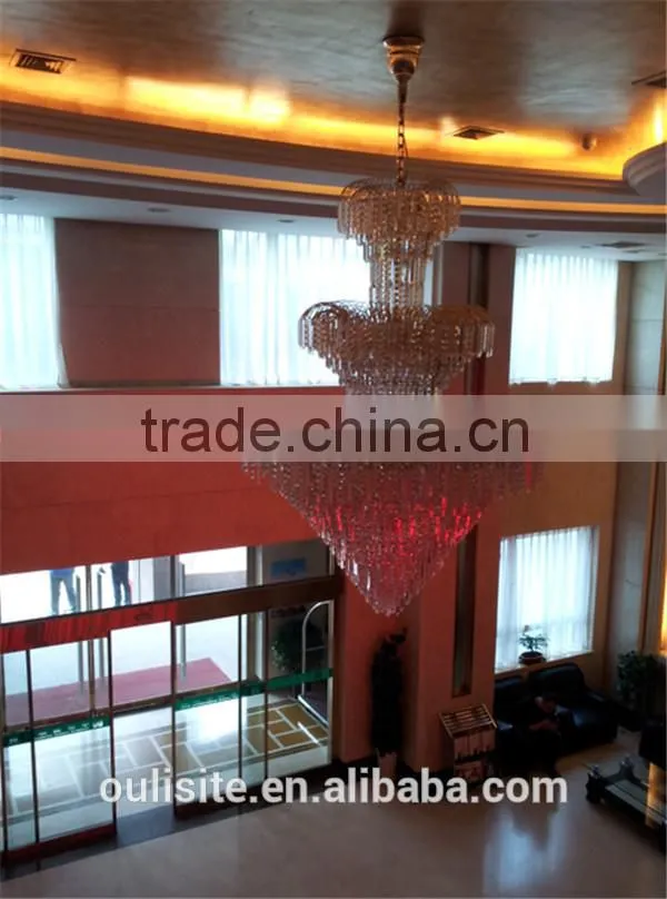Villa Hall Elegant Loved Hearted Shape Large Crystal Lighting
