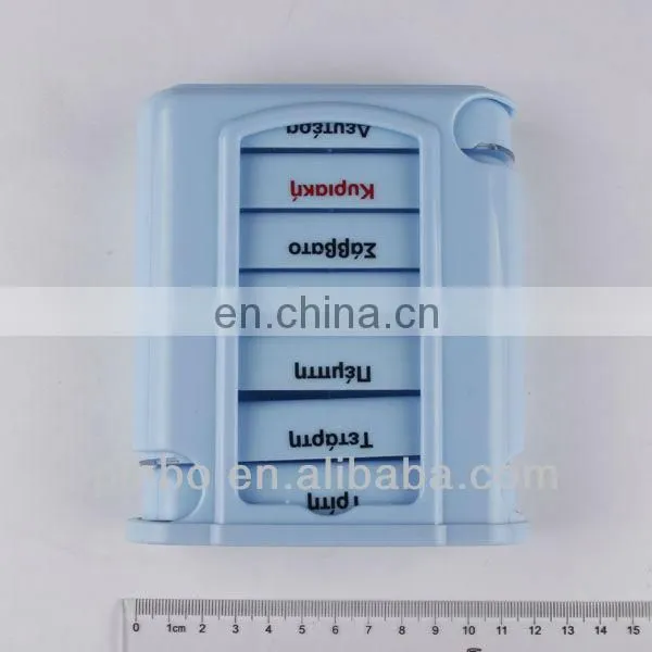 Plastic Pill Case 7 Day Pill Caseweekly Tablet Case