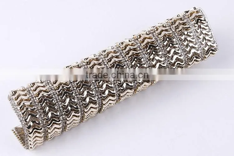 Fashion Garment Adhesive Mesh Fabric Trimming Rhinestone Mesh Roll